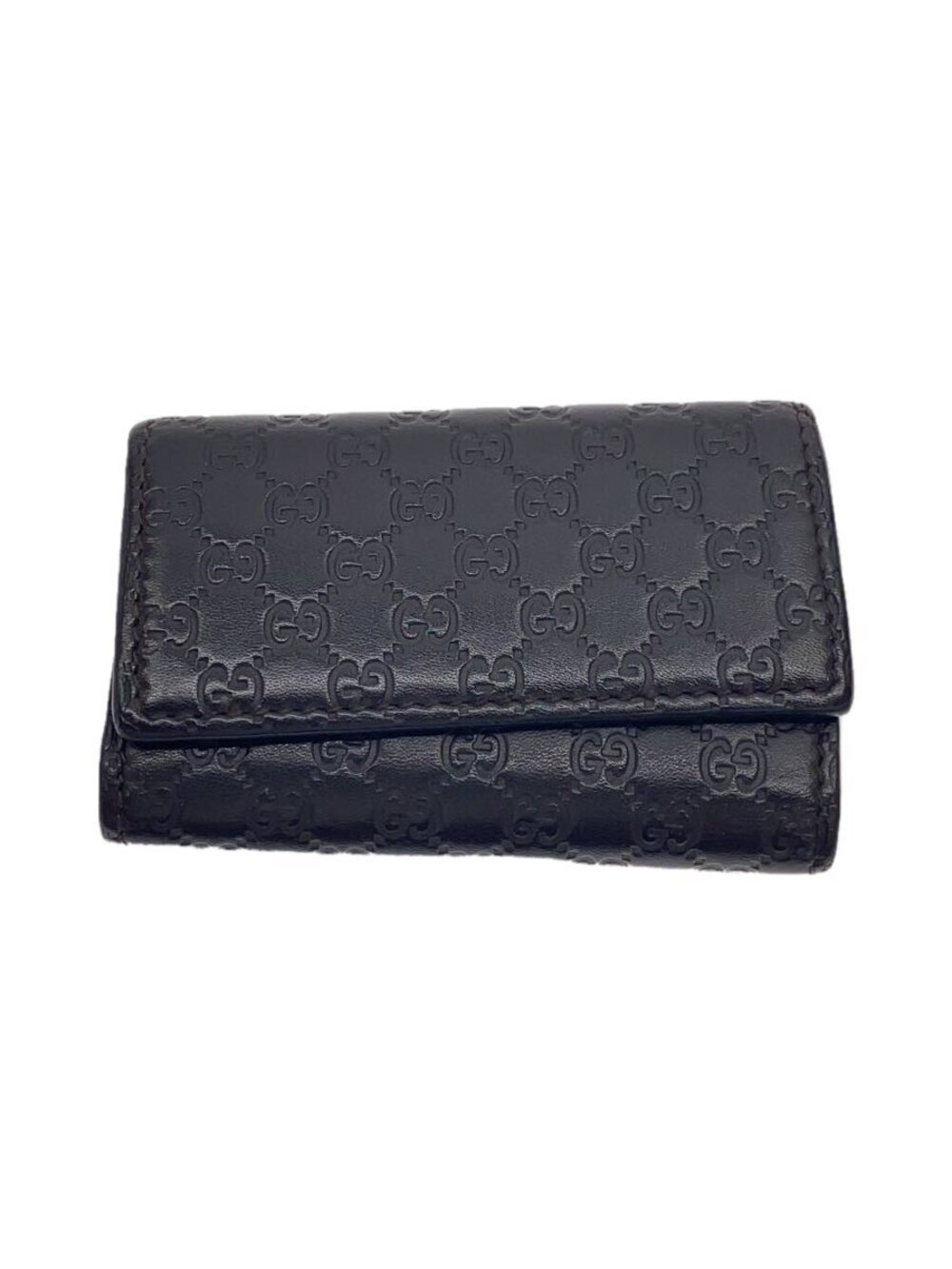 Gucci Key Case Wallet Gucci Guccissima Leather Brown